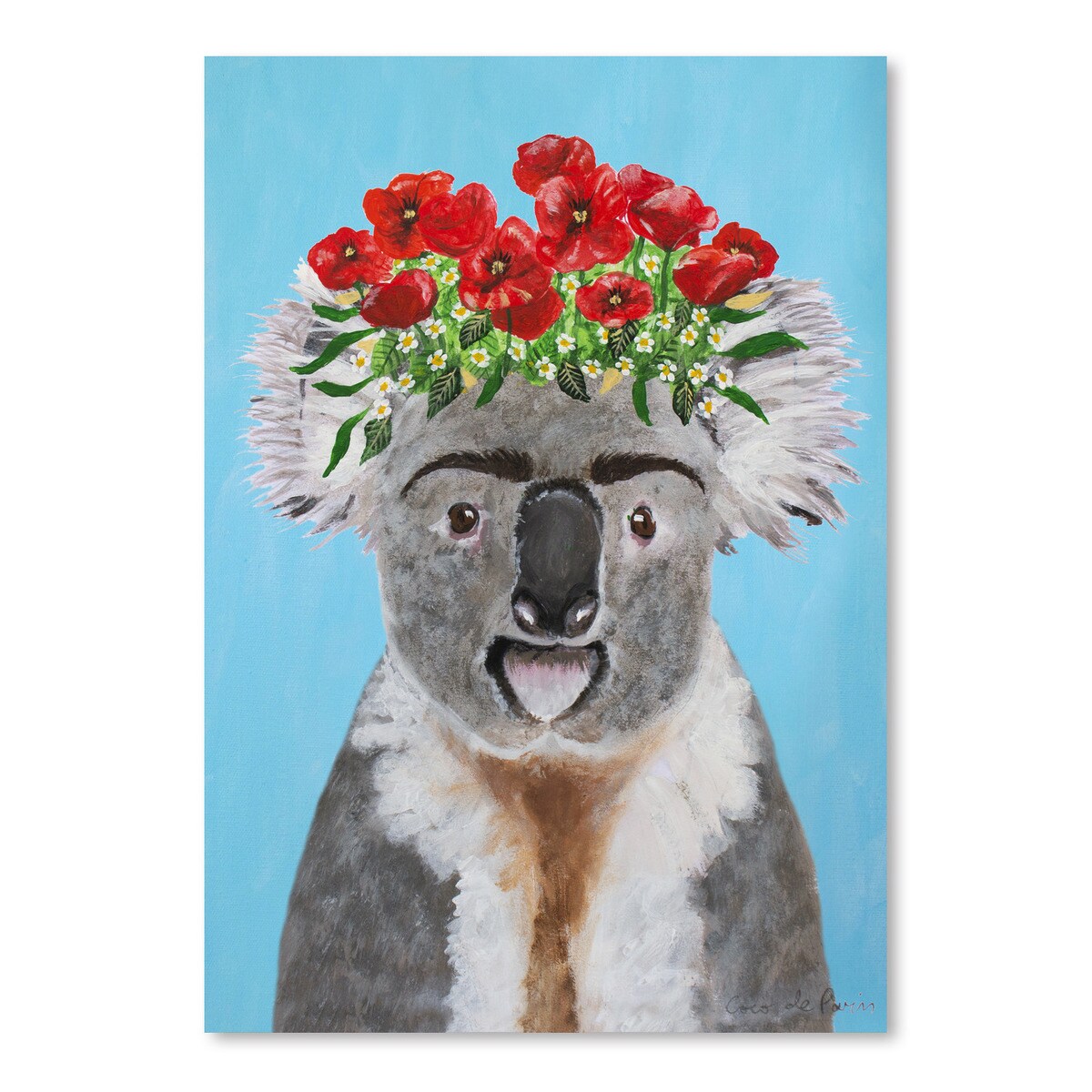 Koala by Coco de Paris  Poster Art Print - Americanflat