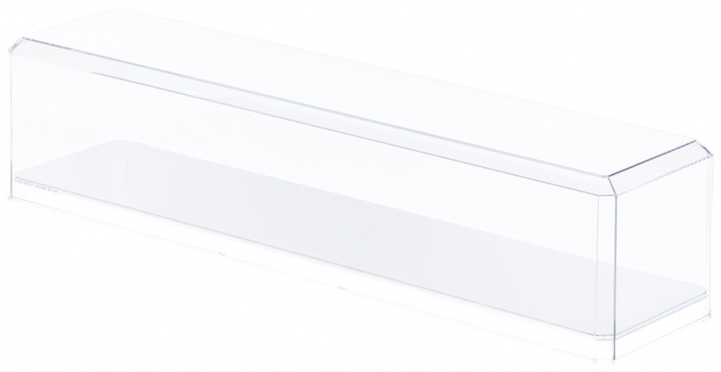 Pioneer Plastics 633C Clear Plastic Display Case for 164 Scale Trucks (Mirrored), 15.625" W x 3