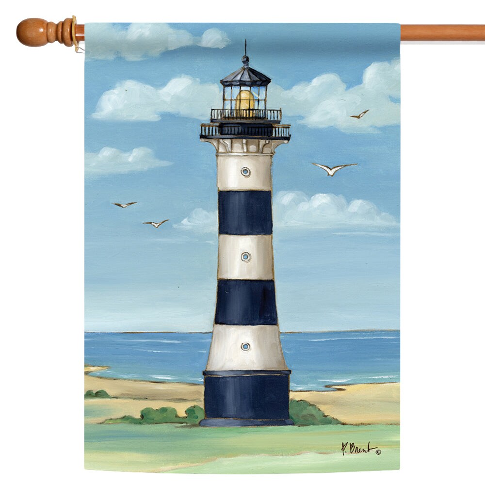 Cape Canaveral Lighthouse Decorative Beach Flag