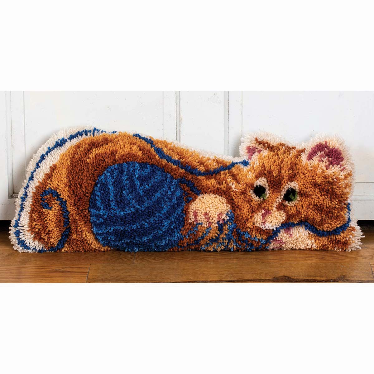 Herrschners  Playful Kitten Draft Dodger Latch Hook Kit