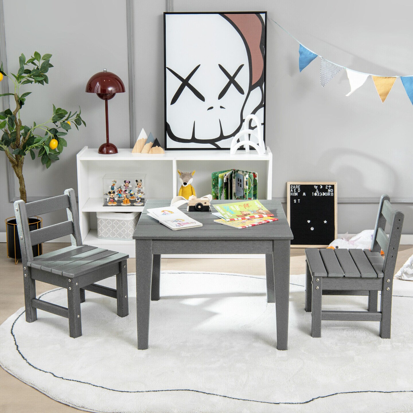 Square Kids Activity Play Table