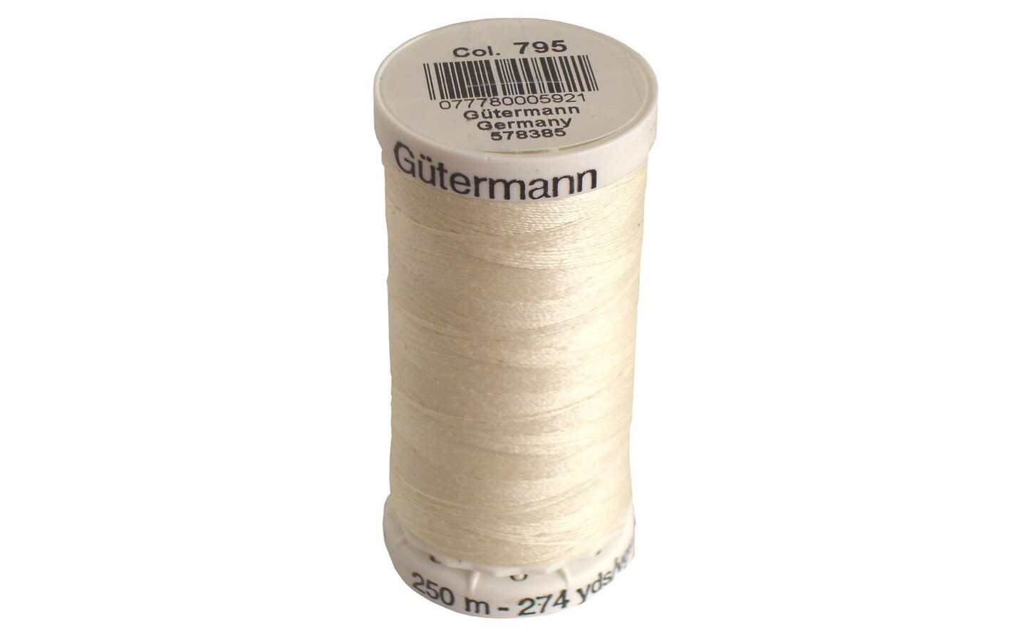 795 Antique White 250m Gutermann Sew All Thread - Sew All 250m