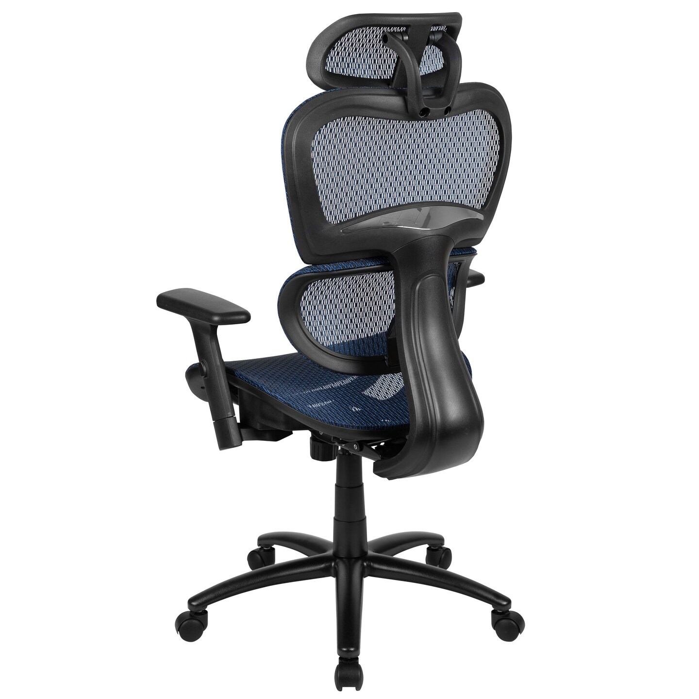 Emma and Oliver Ergonomic Mesh Office Chair-Synchro-Tilt, Headrest, Adjustable Pivot Arms