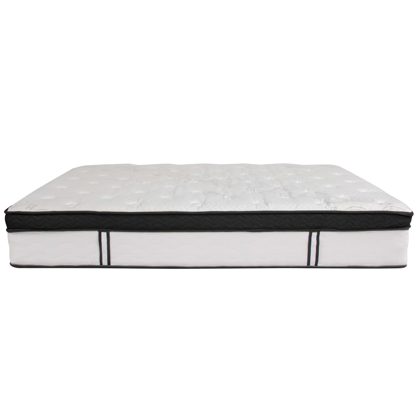 Merrick Lane Hulen 12 Inch Hybrid Pocket Spring &#x26; CertiPUR-US Certified Memory Foam Mattress