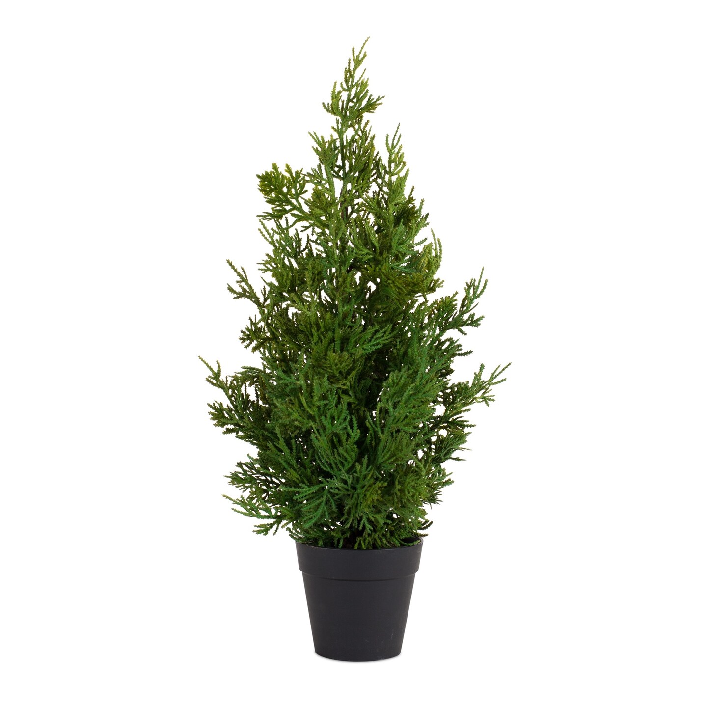Melrose Set of 2 Potted Pine Artificial Christmas Tree, Unlit