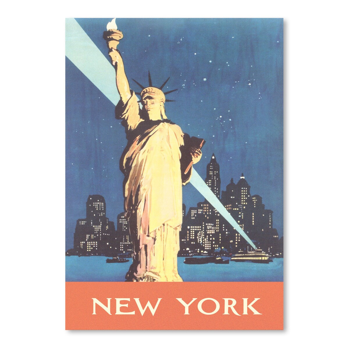 New York New York Travel Poster Art Print