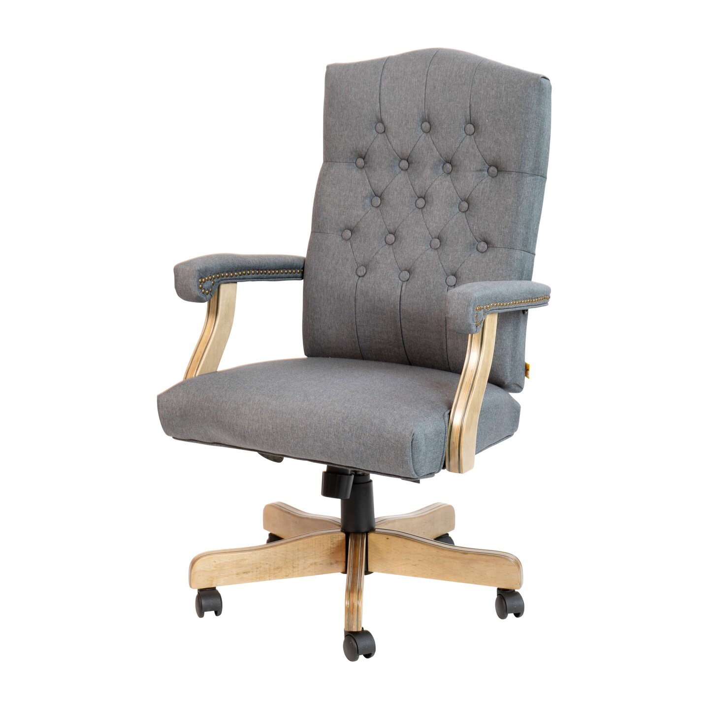 Merrick Lane Versailles High Back Tufted Home Office Chair With Height Adjustment And 360° Swivel