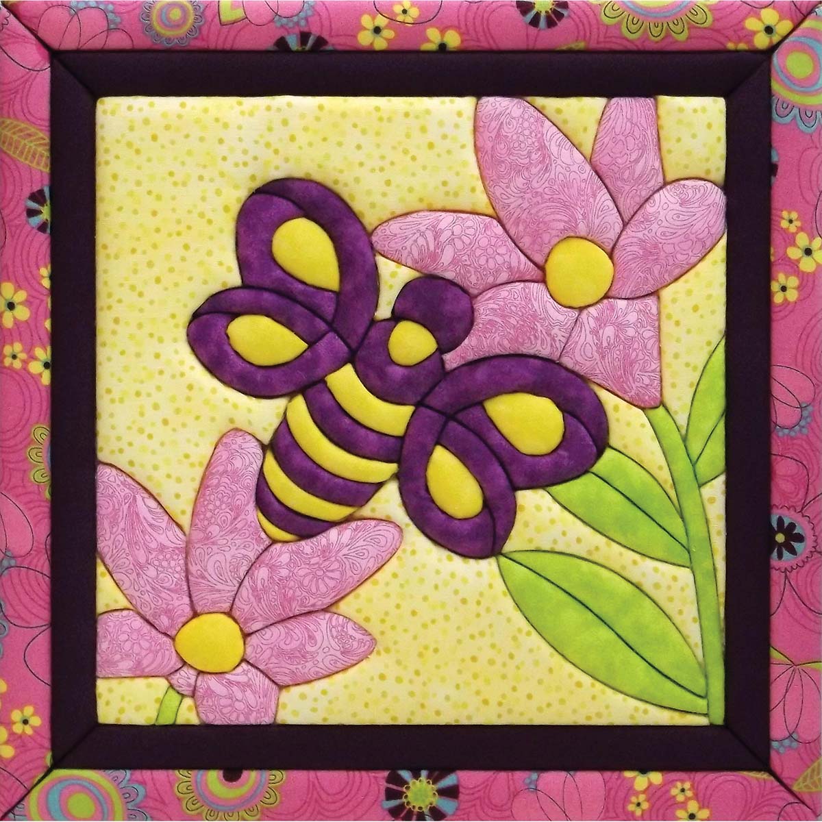 Quilt Magic  Busy Bee No-Sew Quilt Kit