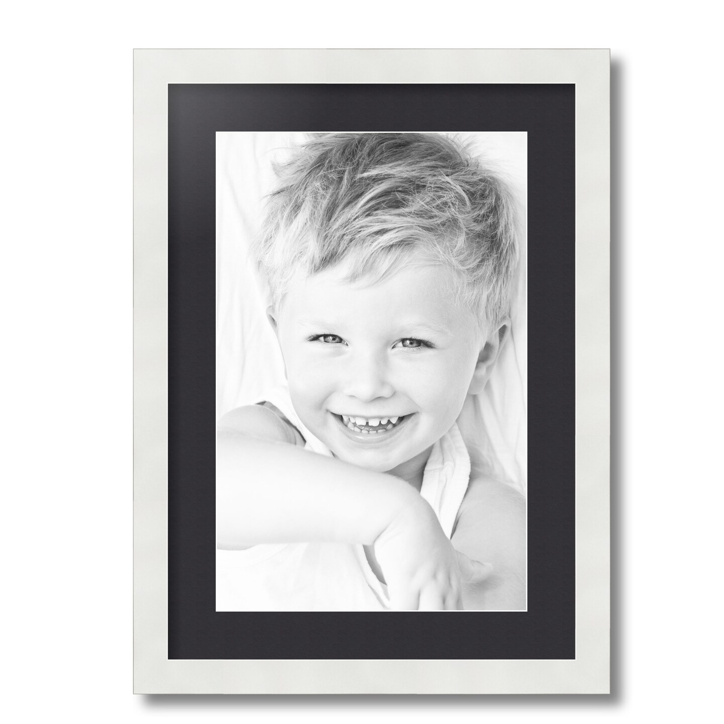 ArtToFrames 15x21&#x22; Matted Picture Frame with 11x17&#x22; Single Mat Photo Opening Framed in 1.25&#x22; White and 2&#x22; Mat (FWM-3966-15x21)