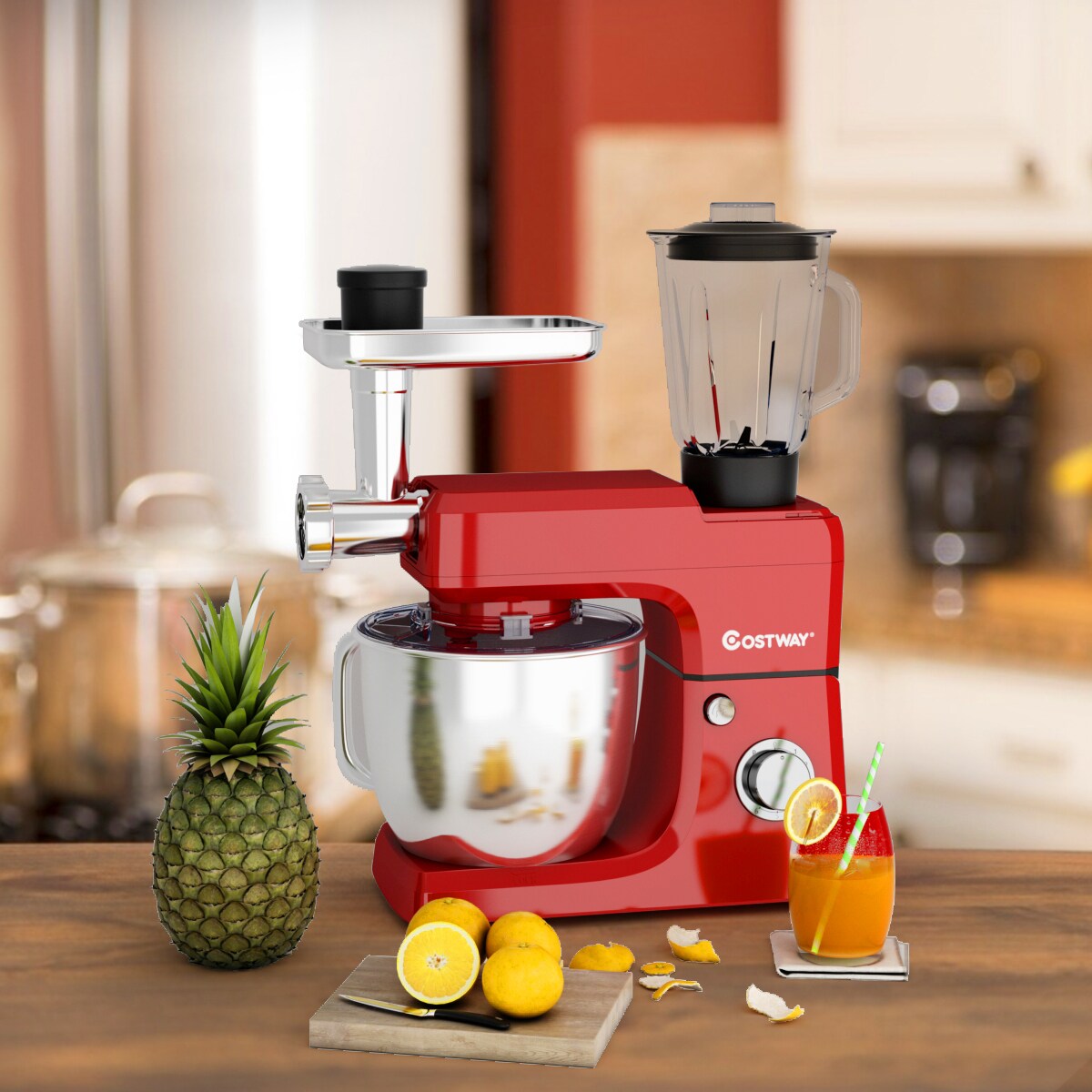 Costway Electric Blender Fruit Mixer Grinder Fruit Vegetable