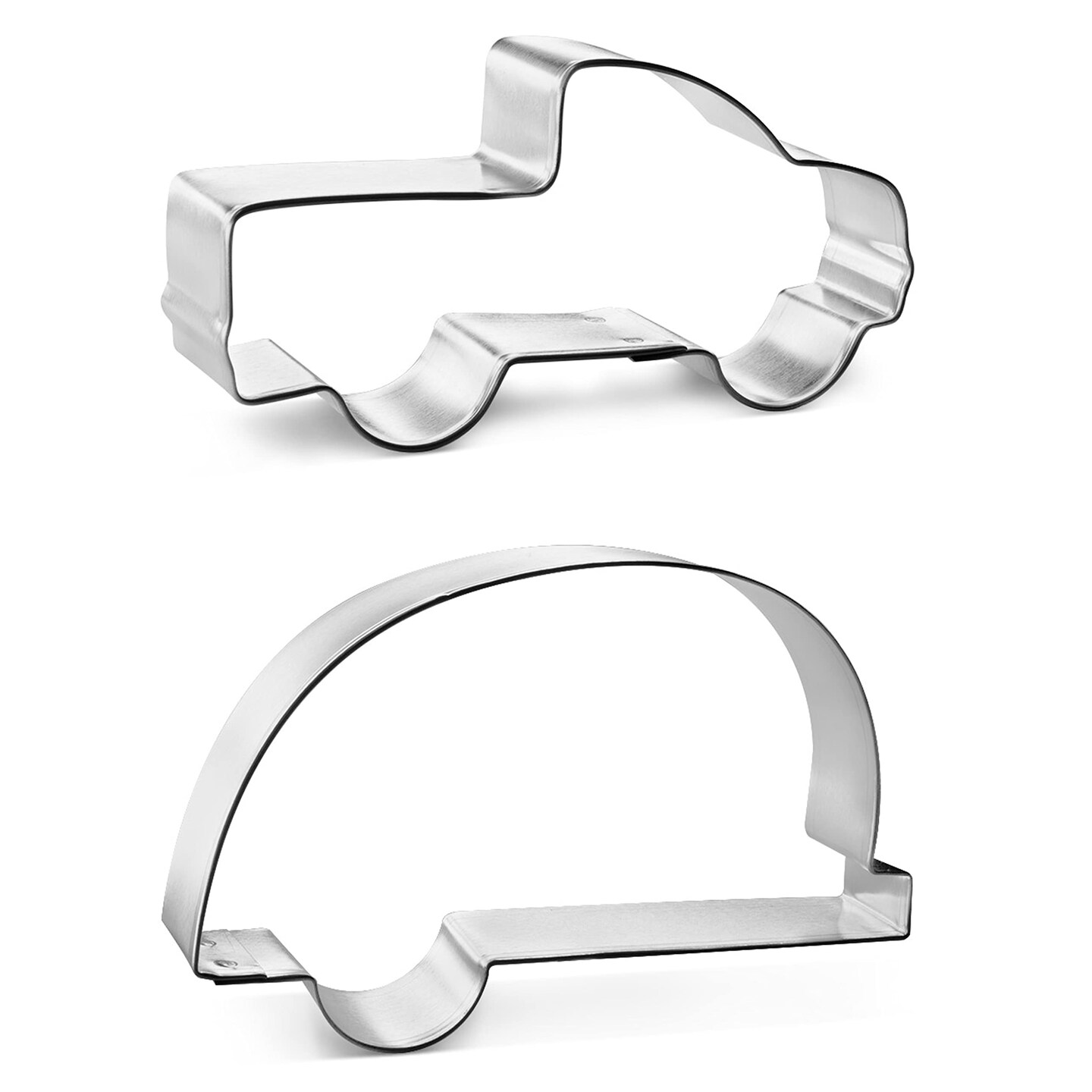 Lets Go Camping! Cookie Cutter 2 Piece Set, CookieCutter.com, Tin Plated Steel, Handmade in the USA