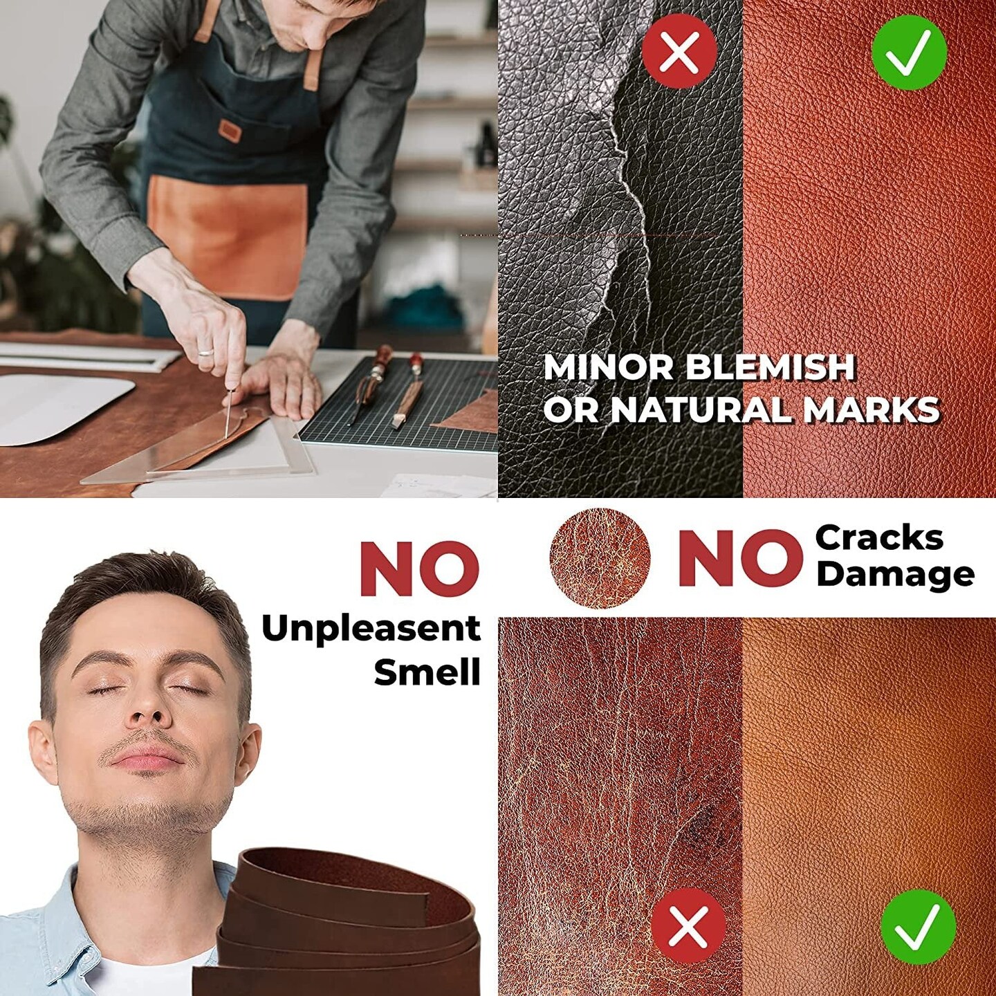 4"x50" (10.2x127cm) ELW 5-6 oz (2-2.4mm) 72" Length, Straps, Belts, Strips Full Grain Leather Crazy Horse Belt Medium DIY Craft, Pet Collars, Blanks, Accessory, Jewelry, Wrapping