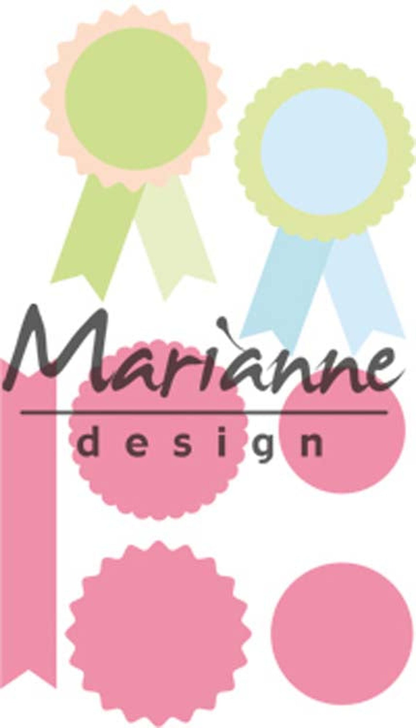 Marianne Design  Collectables Rosettes &#x26; Labels