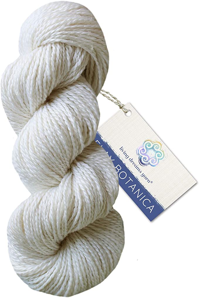 Living Dreams Flax Botanica DK Yarn. Elegant Merino Linen Silk. Cruelty Free & Responsibly Sourced. Pacific Northwest Handmade