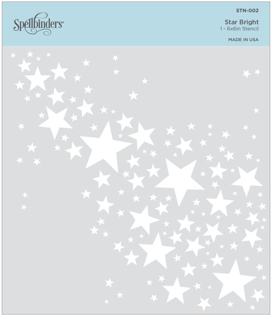 Spellbinders Stencil-Star Bright