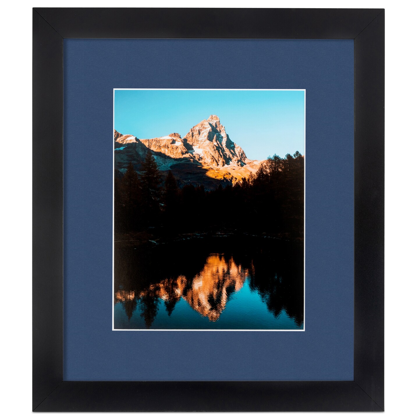 ArtToFrames 16x20 Matted Picture Frame with 12x16 Single Mat Photo Opening  Framed in 1.25 Off White Wash on Ash and 2 White Mat (FWM-4098-16x20) 