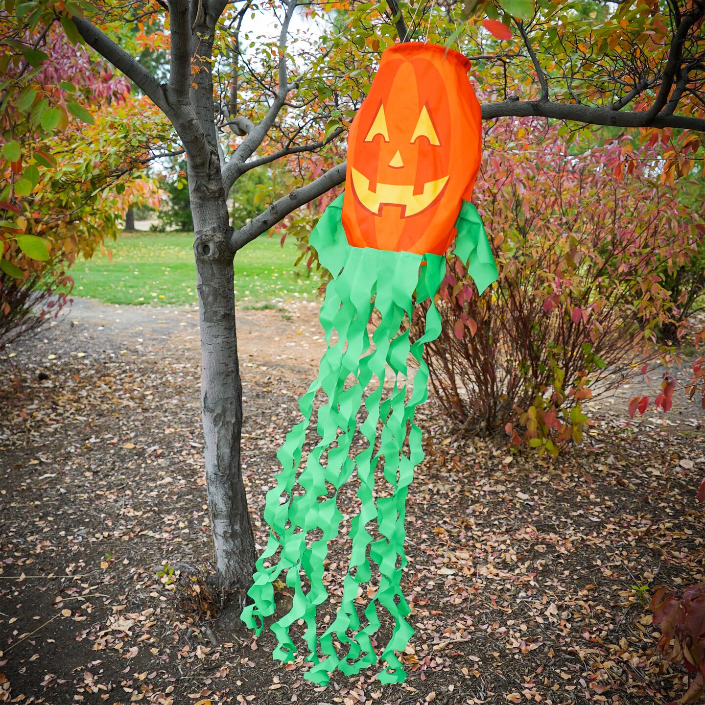 In the Breeze Jack O&#x27; Lantern 40 inch 3D Windsock