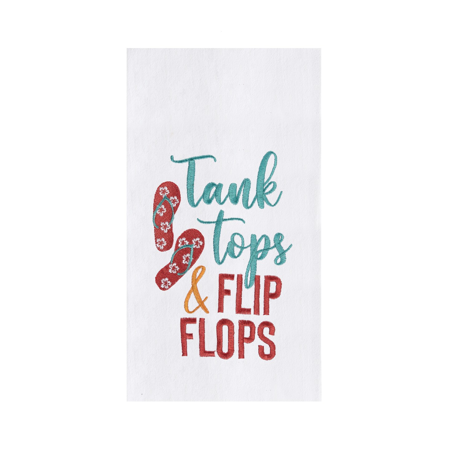 Tank Tops & Flip Flops Kitchen Towel Michaels