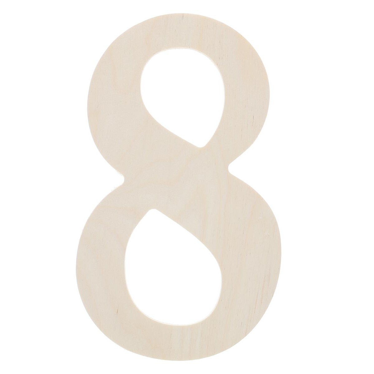 Good Wood By Leisure Arts Letter 9.5" No 8, Wooden Letters, Wood Letters, Wooden Letters Wall Decor, Large Letters 9.5 Inch, Small For Crafts