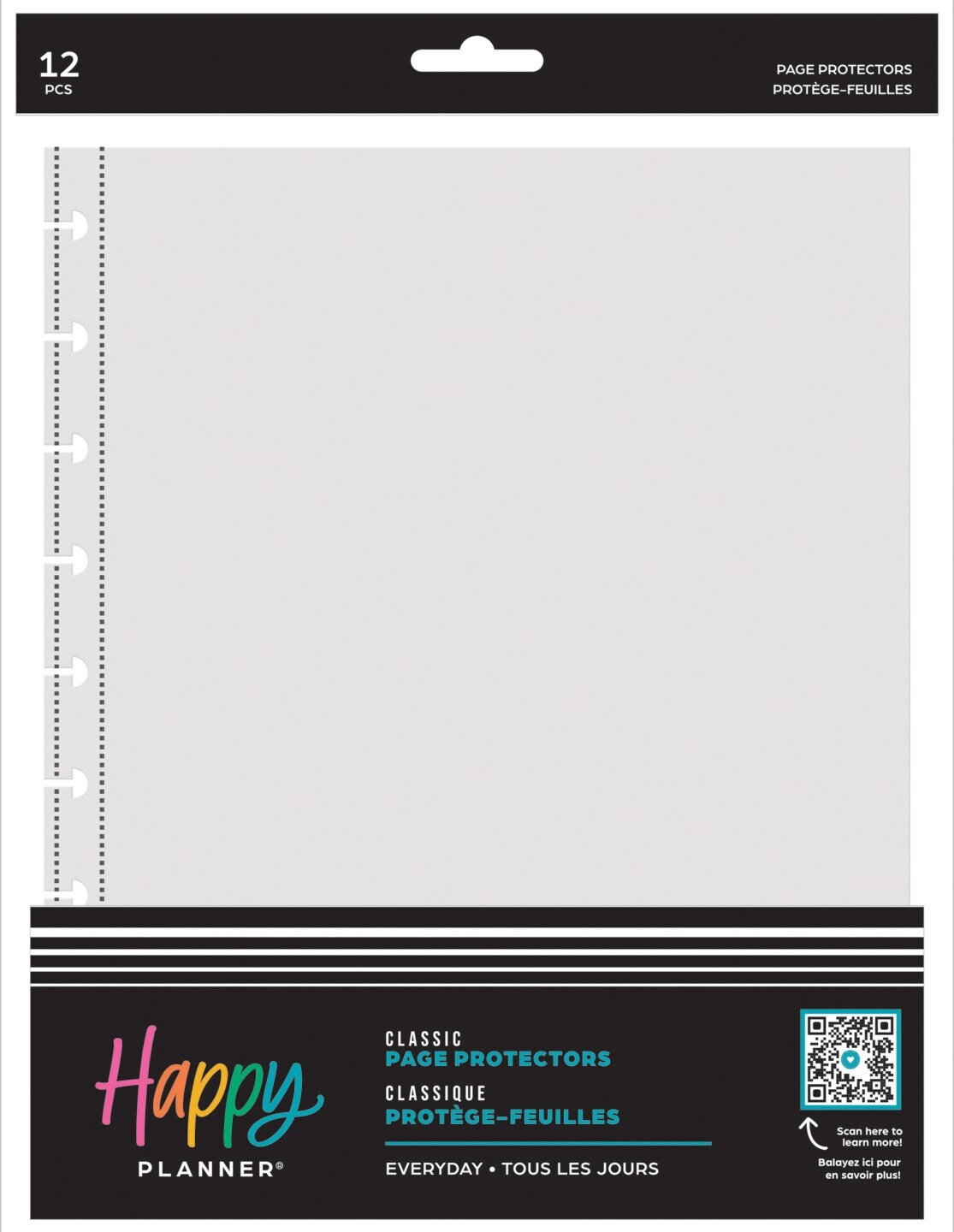 Happy Planner Snap-In Classic Page Protectors-Clear