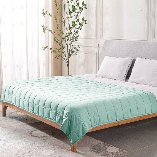 Heavy Weighted Blanket 3 Pieces Set with Hot and Cold Duvet Covers
