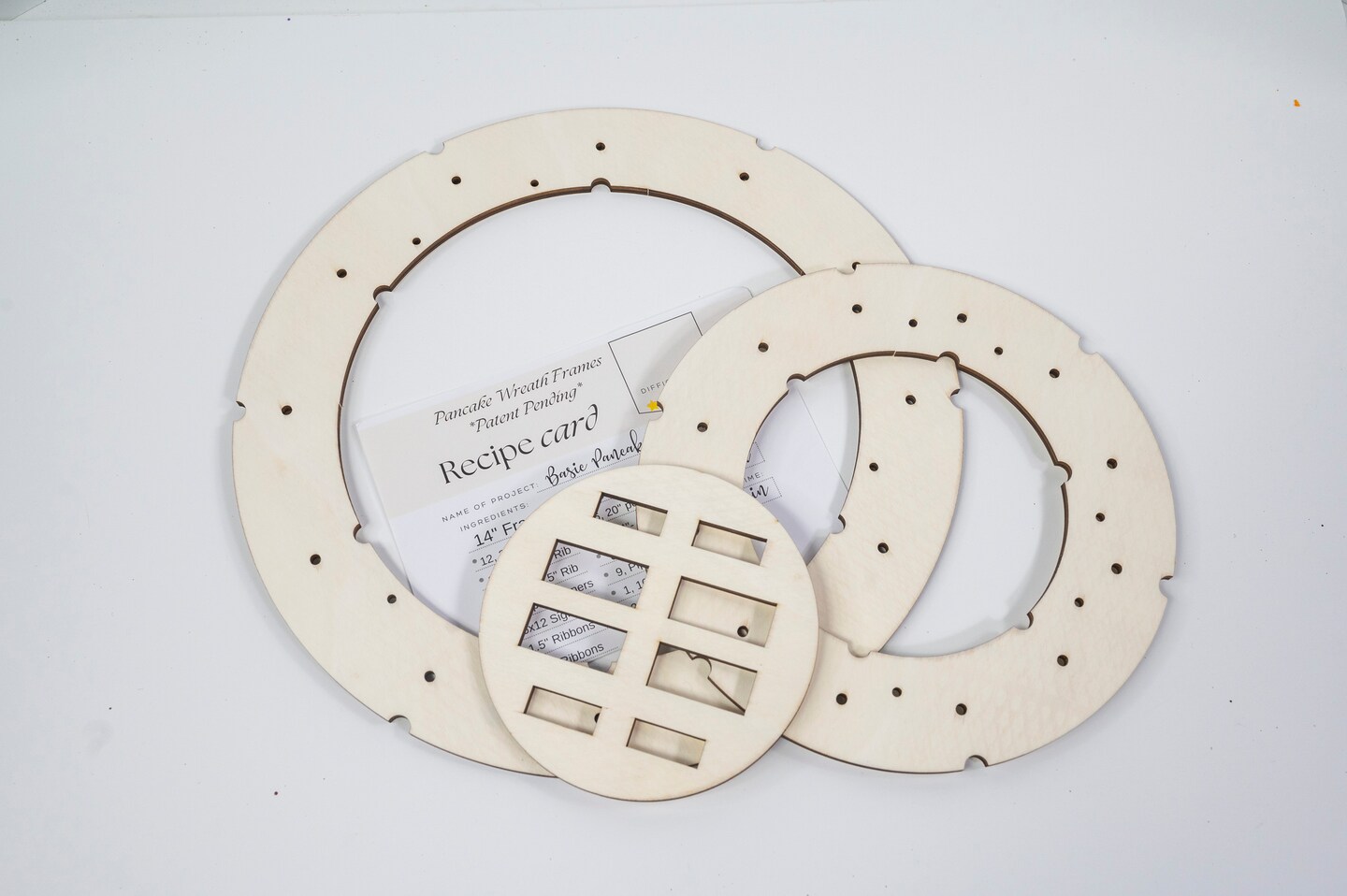 Pancake Wreath Frame Patent Pending Bundle