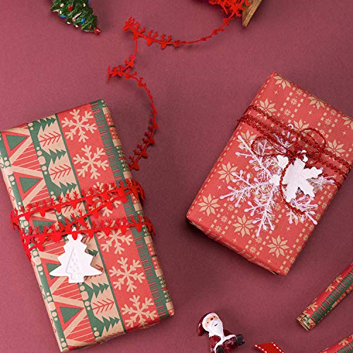  RUSPEPA Christmas Wrapping paper - Brown Kraft Paper