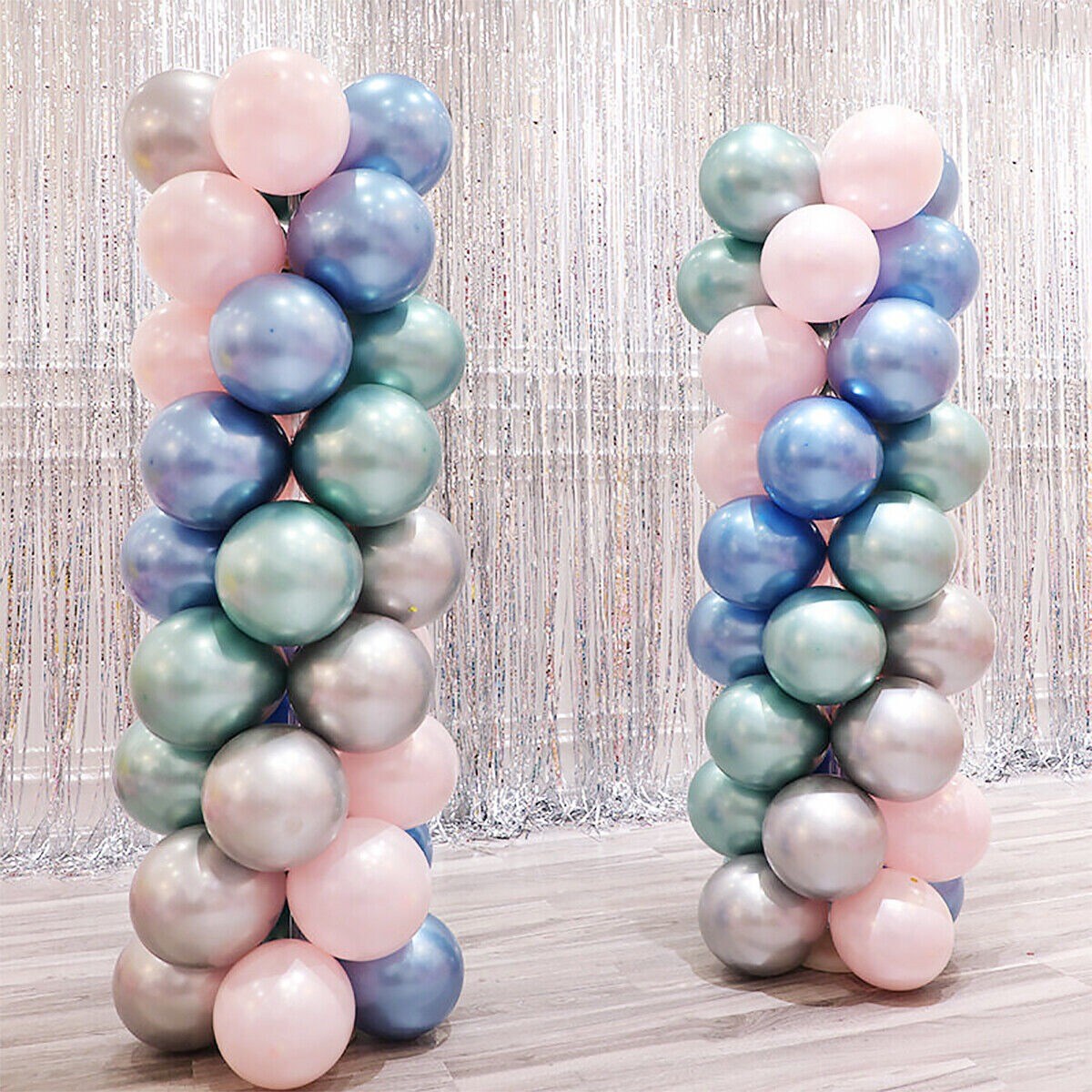 2 Sets Balloon Column Arch Display Stand Kit