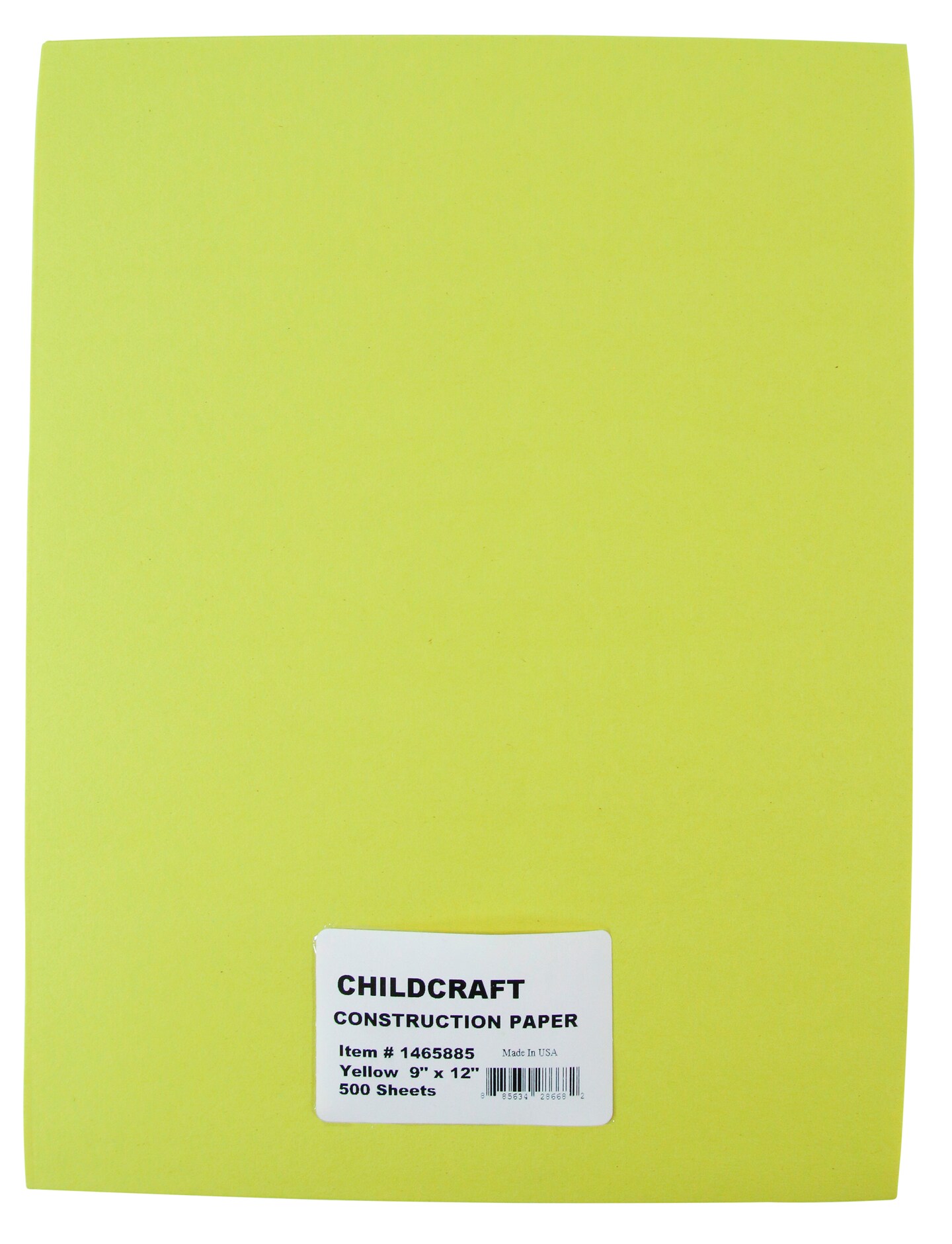 Childcraft Construction Paper, 9 x 12 Inches, Yellow, 500 Sheets Michaels