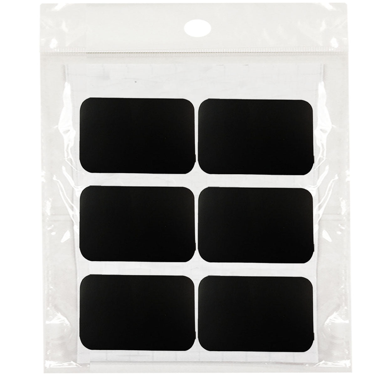 Wrapables Set of 36 Chalkboard Labels / Chalkboard Stickers, 3.5&#x22; x 2.38&#x22; Rectangle
