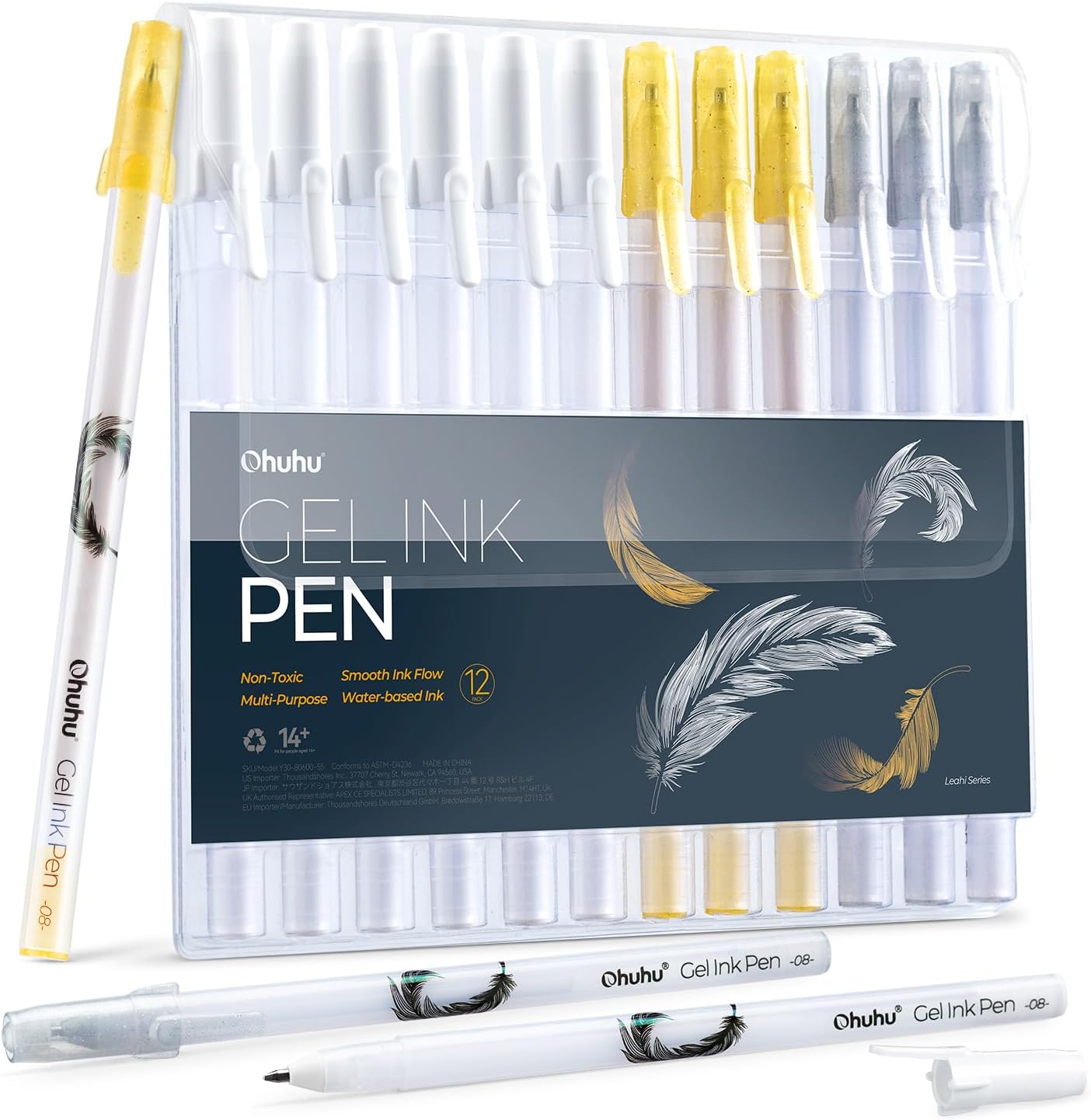 3/9pcs 0.6mm Highlighter Sketch Markers Pens White Paint Gel Pen for Art  Marker Manga Painting Fine Liner Pen - AliExpress