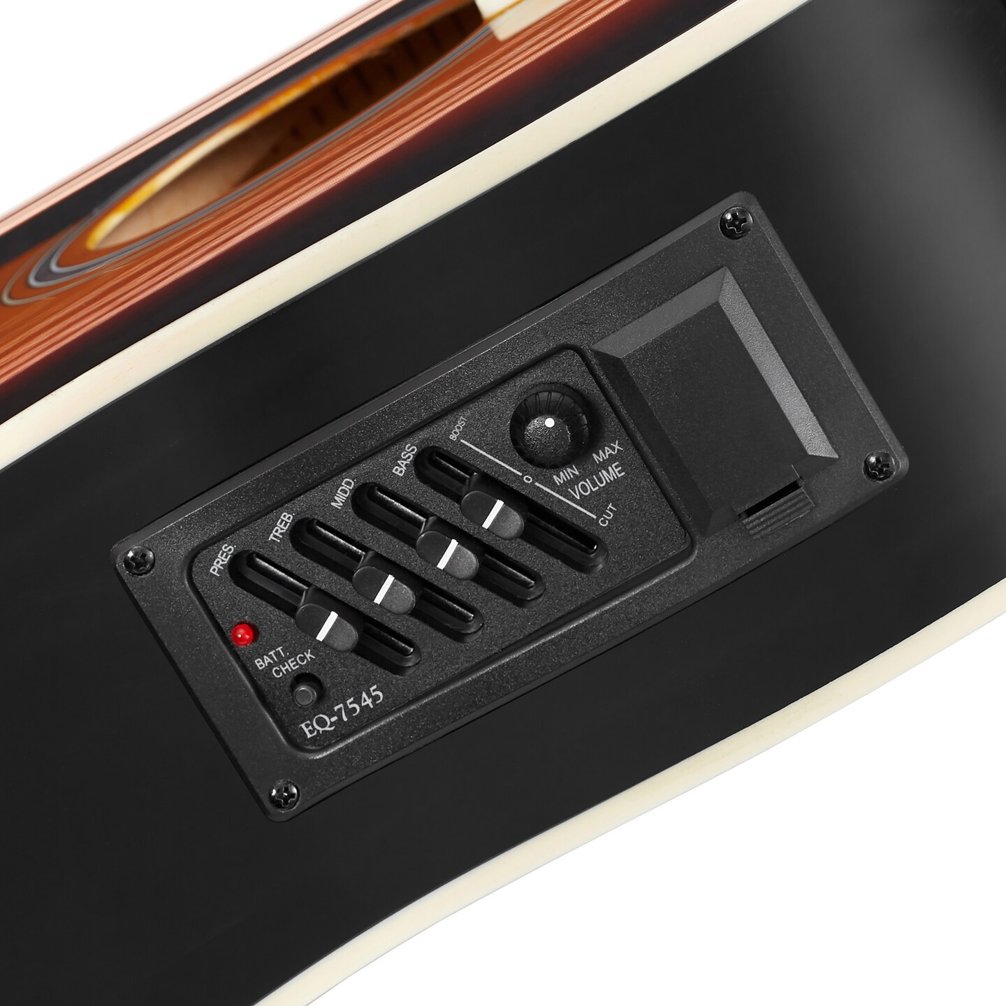 Ashthorpe Full-Size Left-Handed Dreadnought Cutaway Acoustic-Electric Guitar Bundle - Premium Tonewoods