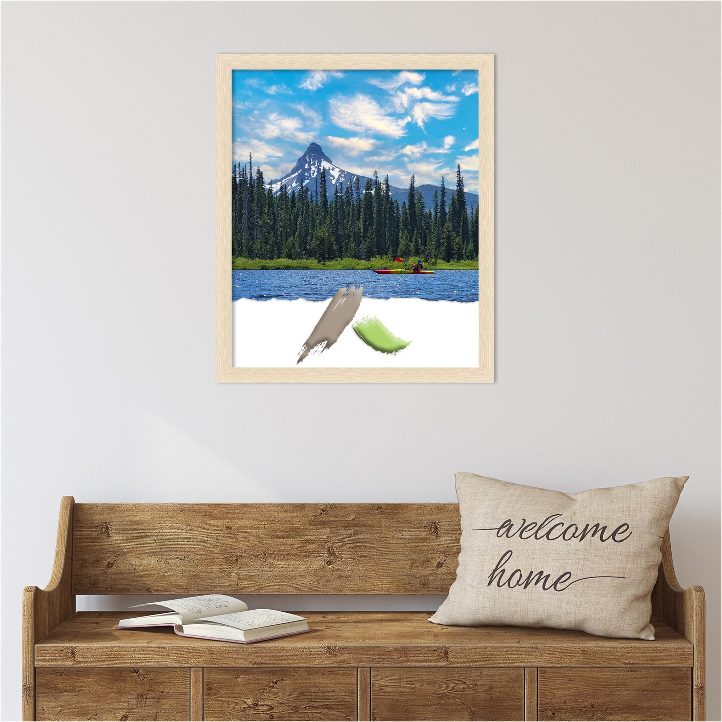 Woodgrain Stripe Wood Picture Frame