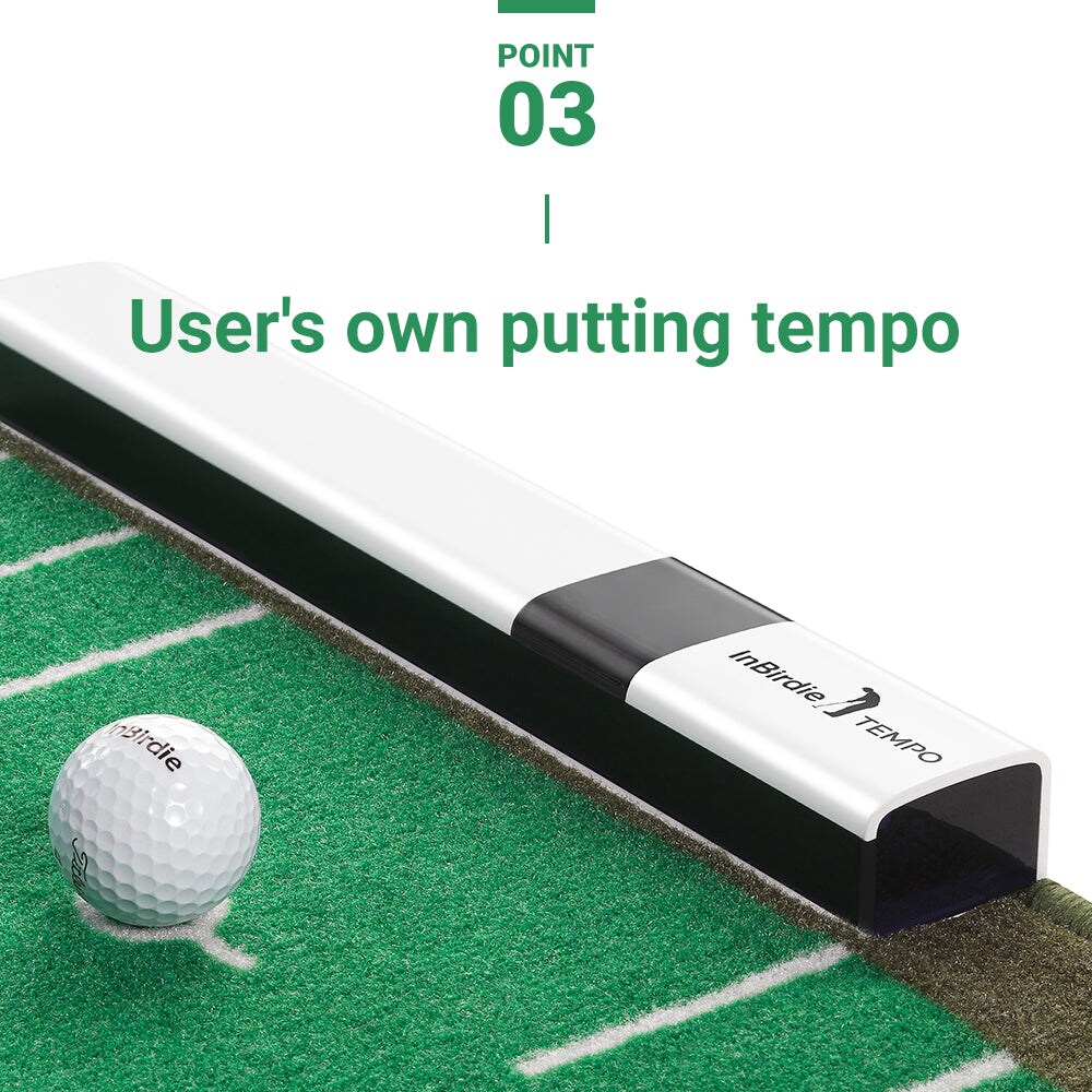 InBirdie Tempo Putting mat with a Digital Feedback on Putting