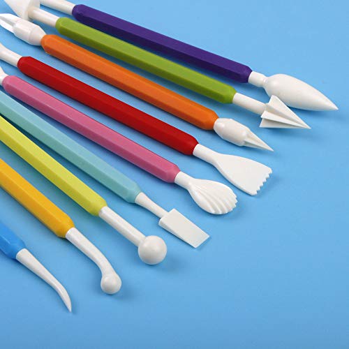  Amytalk 13PCS Fondant Tool, Cake Decorating Hand Tool, Double  Head Metal Ball, Gum Paste Modeling Tools: Home & Kitchen