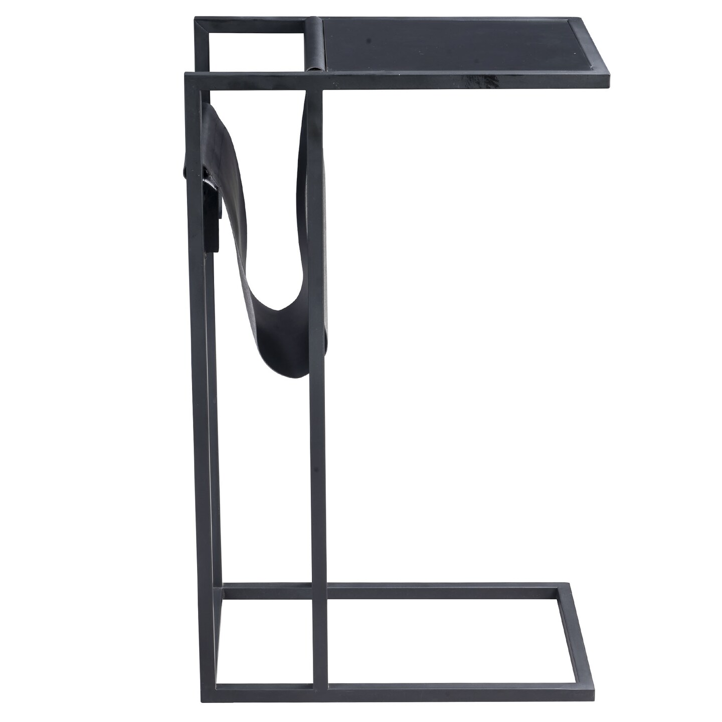 Tregal C-Table with Magazine Holder, USB Port &#x26; Wall Plug