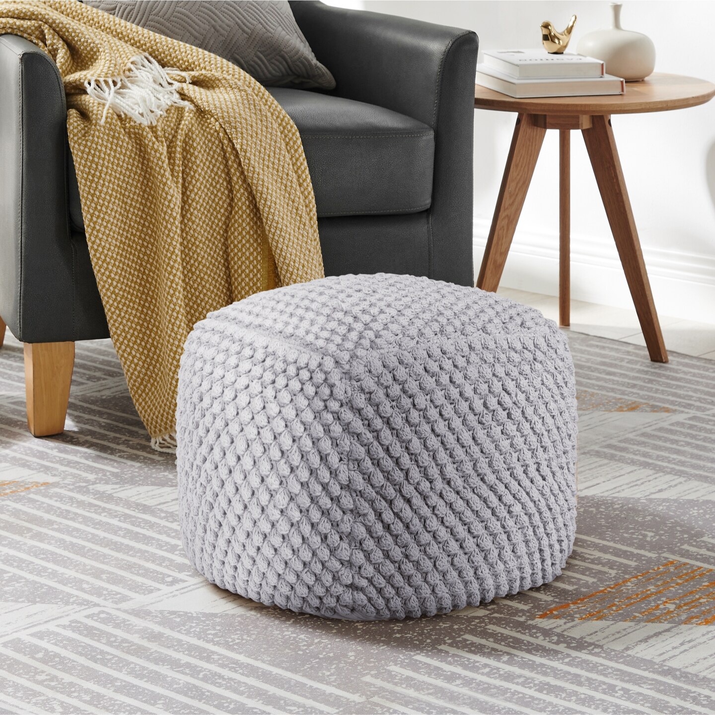 Adin Cotton Yarn Pouf