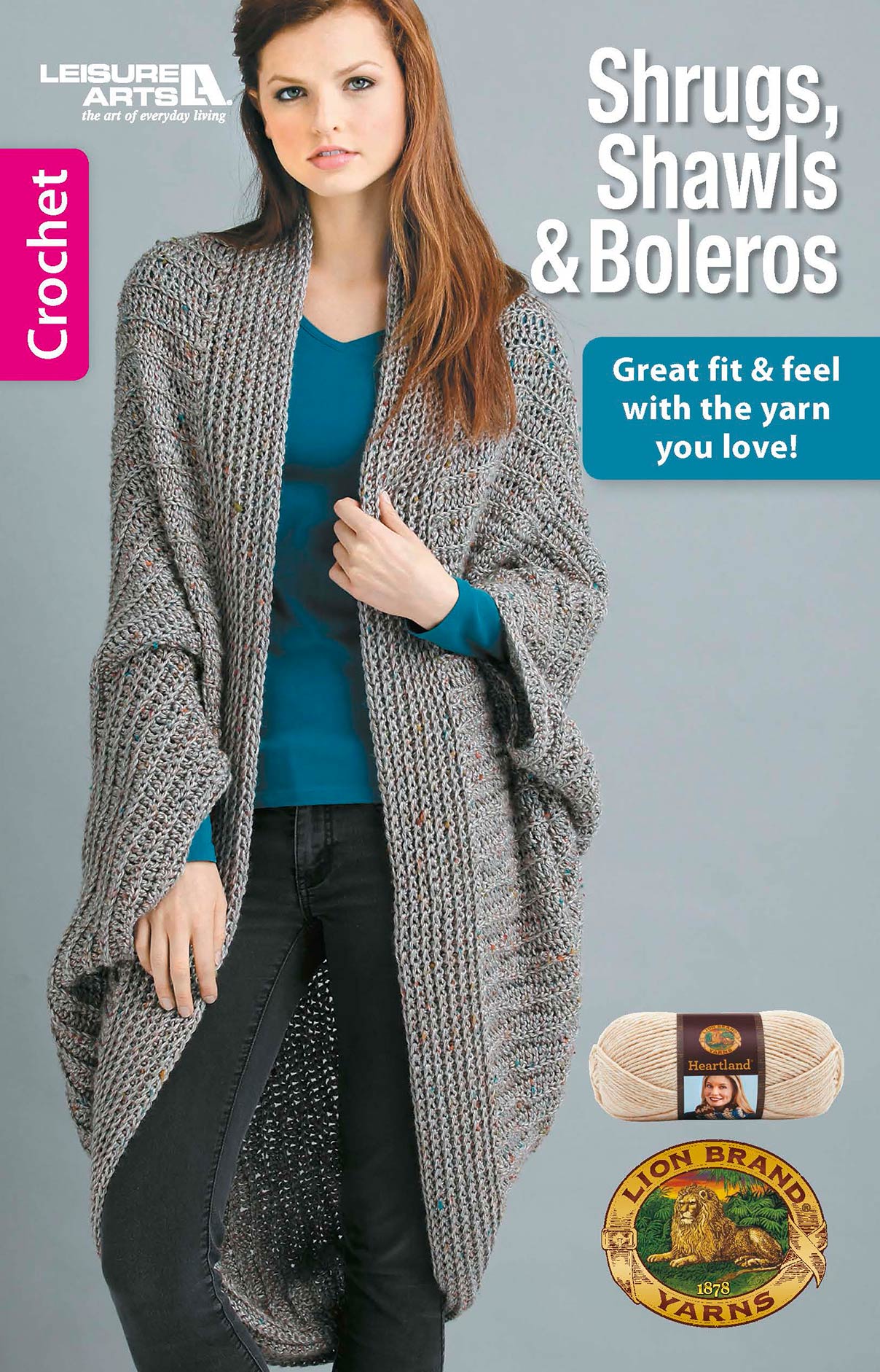 Leisure Arts Shrugs, Shawls and Boleros Crochet Book