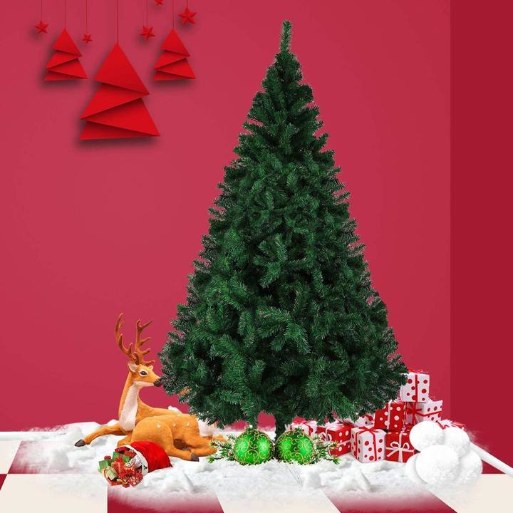 Bosonshop 6&#x27; Premium Spruce Artificial Christmas Tree w/Metal Stand, Green