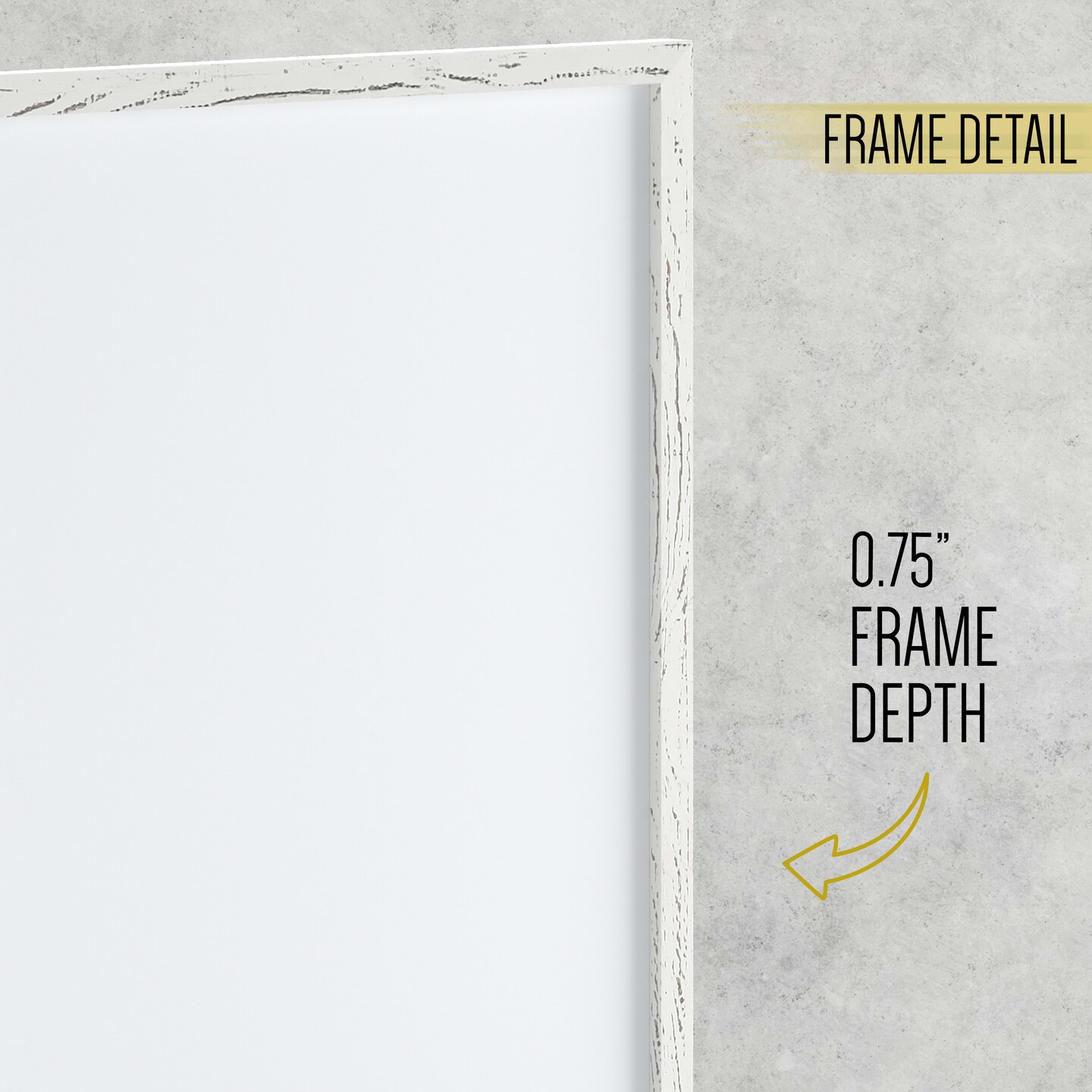 HBCY Creations Wall Mount White Board - Dry Erase Marker, Magnets, Eraser - Wood Frame - For Kitchen, Classrooms, Restaurant Menus and More!