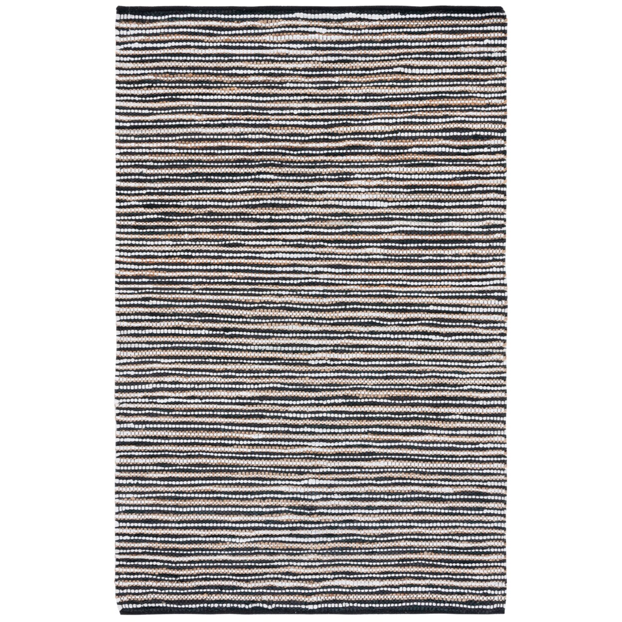 Safavieh   Vintage Leather VTL205Z Black / Ivory Rug