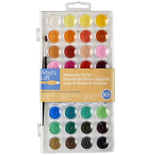 36 Color Watercolor Pan Set Necessities&#x2122;