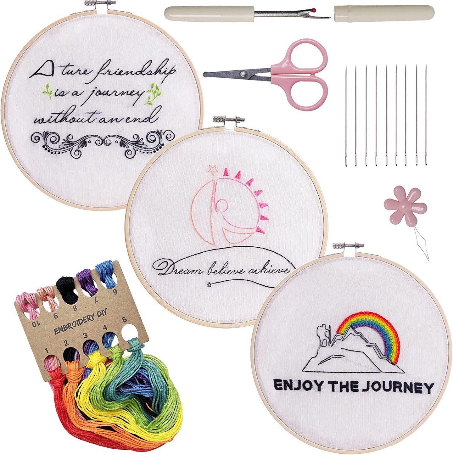 Leisure Arts Hold On Mini Maker Embroidery Kit