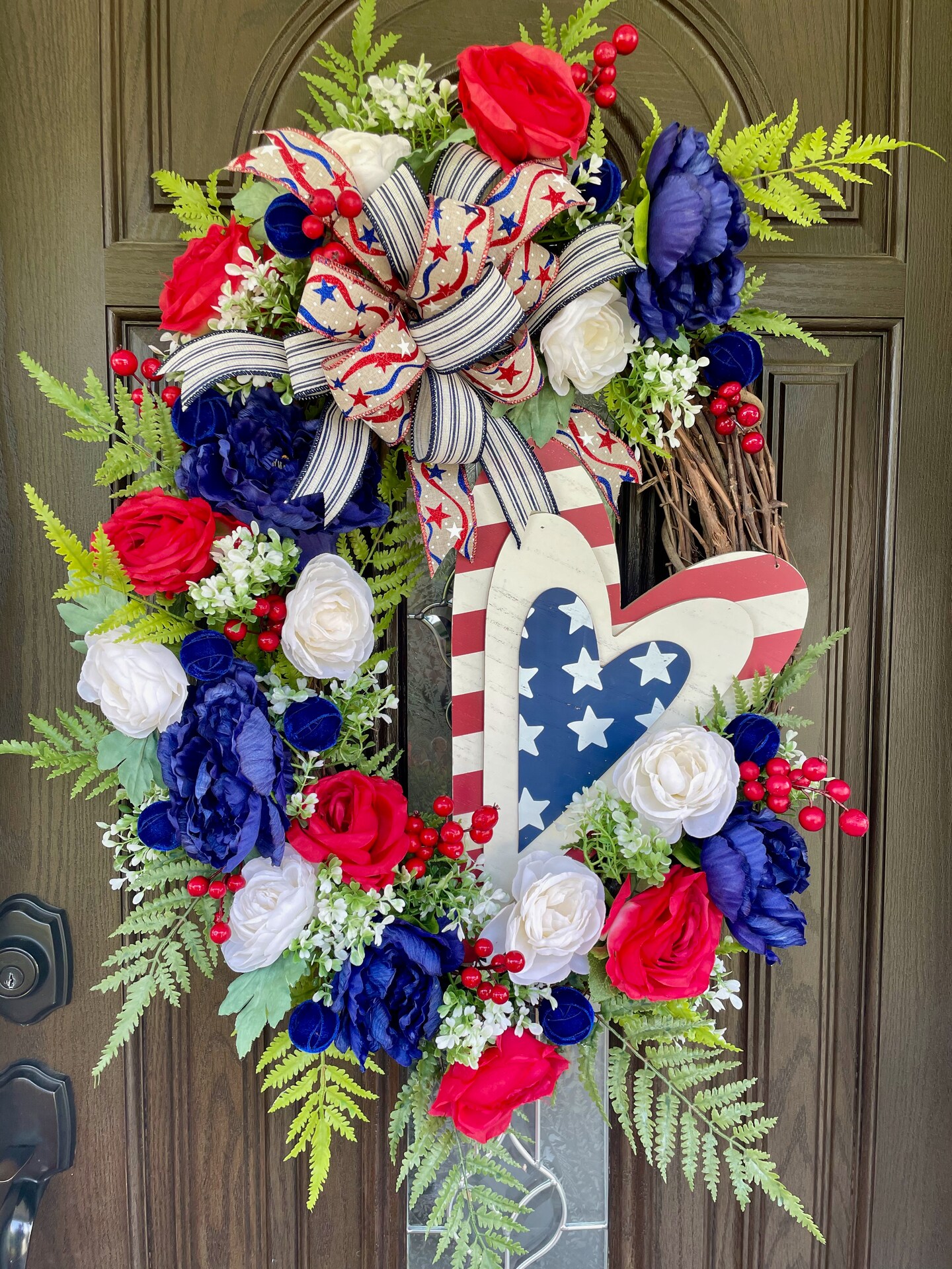 Patriotic Americana authentic Wreath