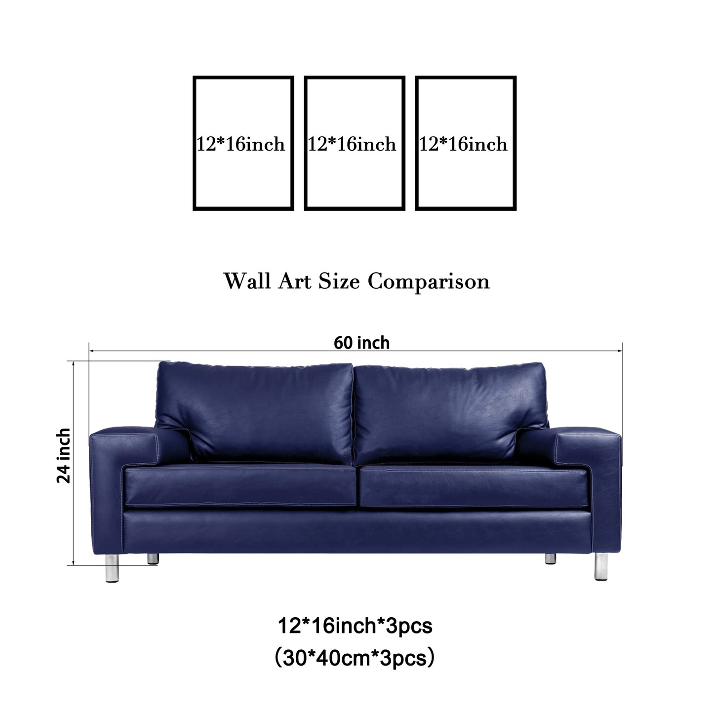 The Cloud Tree Wall Art - 3 Panels Giclee Landscape Canvas Prints, Oil Painting Style for Home Decorations