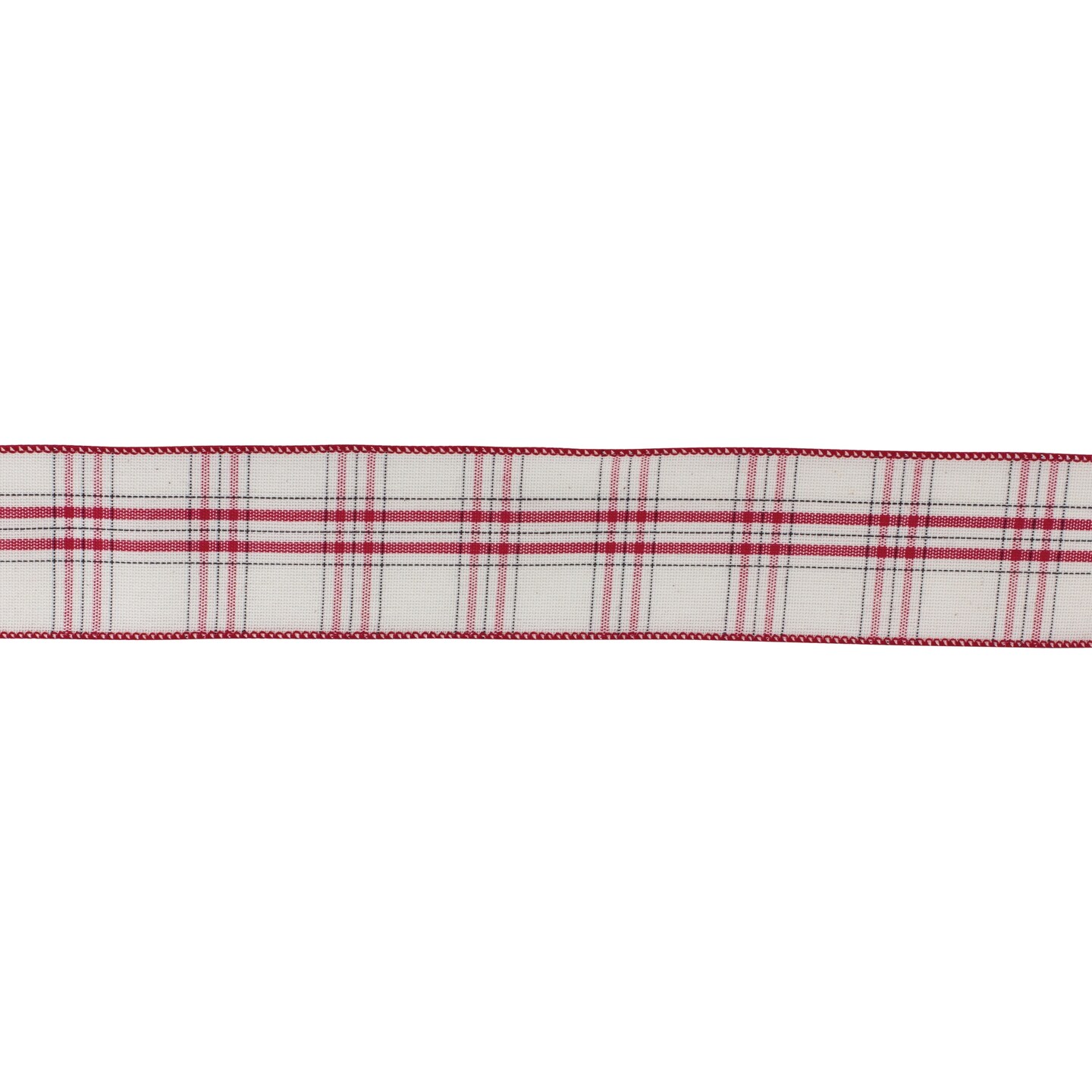 Christmas Wired Ribbon,2 Rolls Plaid Wired Ribbon, Fall Wired