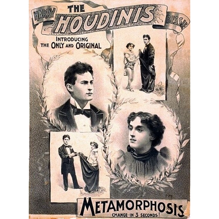 Houdini Metamorphosis Magic Poster Print (18 X 24)
