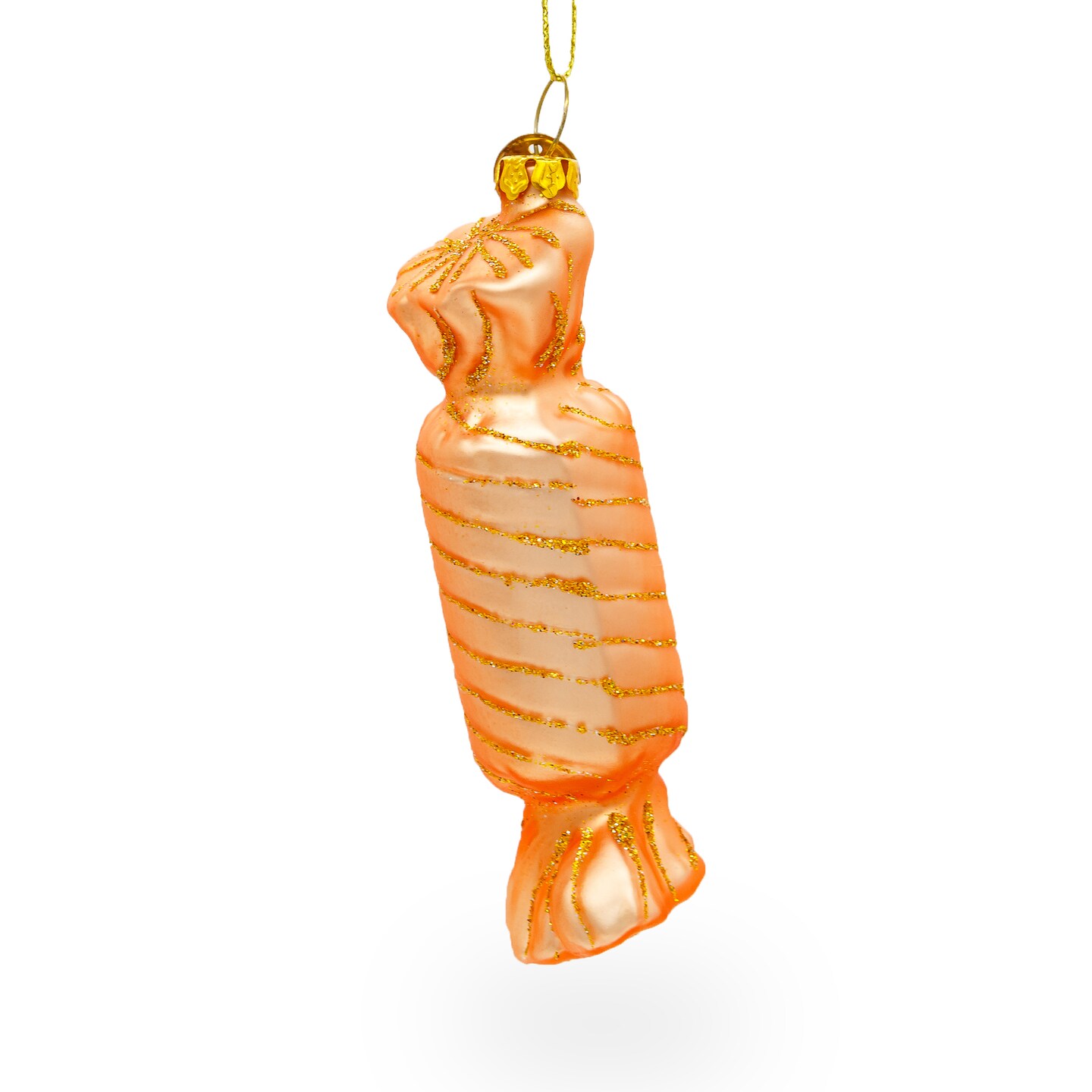 Hard Candy Food Blown Glass Christmas Ornament