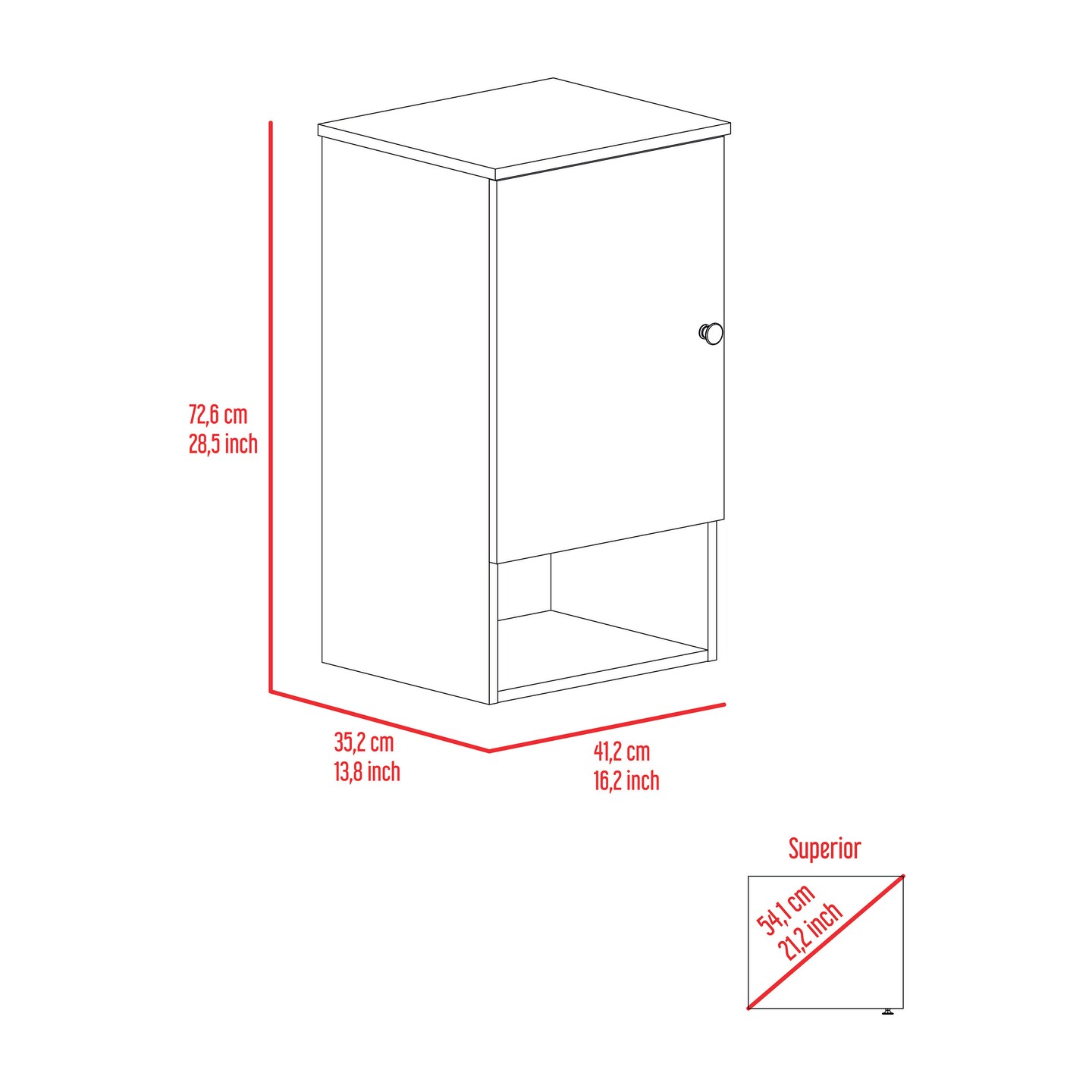 Kensington Medicine Cabinet - 28.66 | Organize with Style