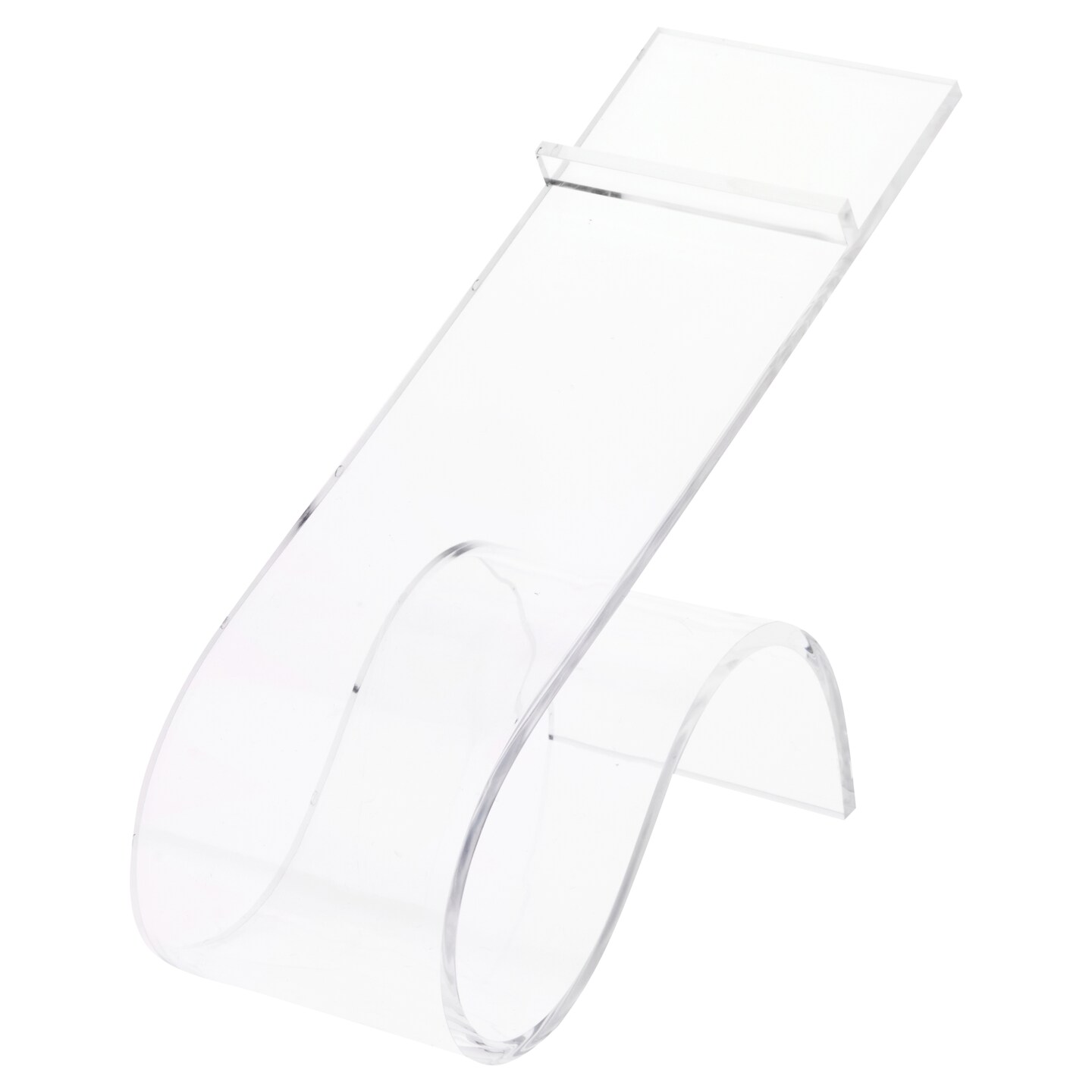 Plymor Clear Acrylic Shoe Rest 2 W x 4.5 D x 4.75 H Fits Most Women s Children s Shoes